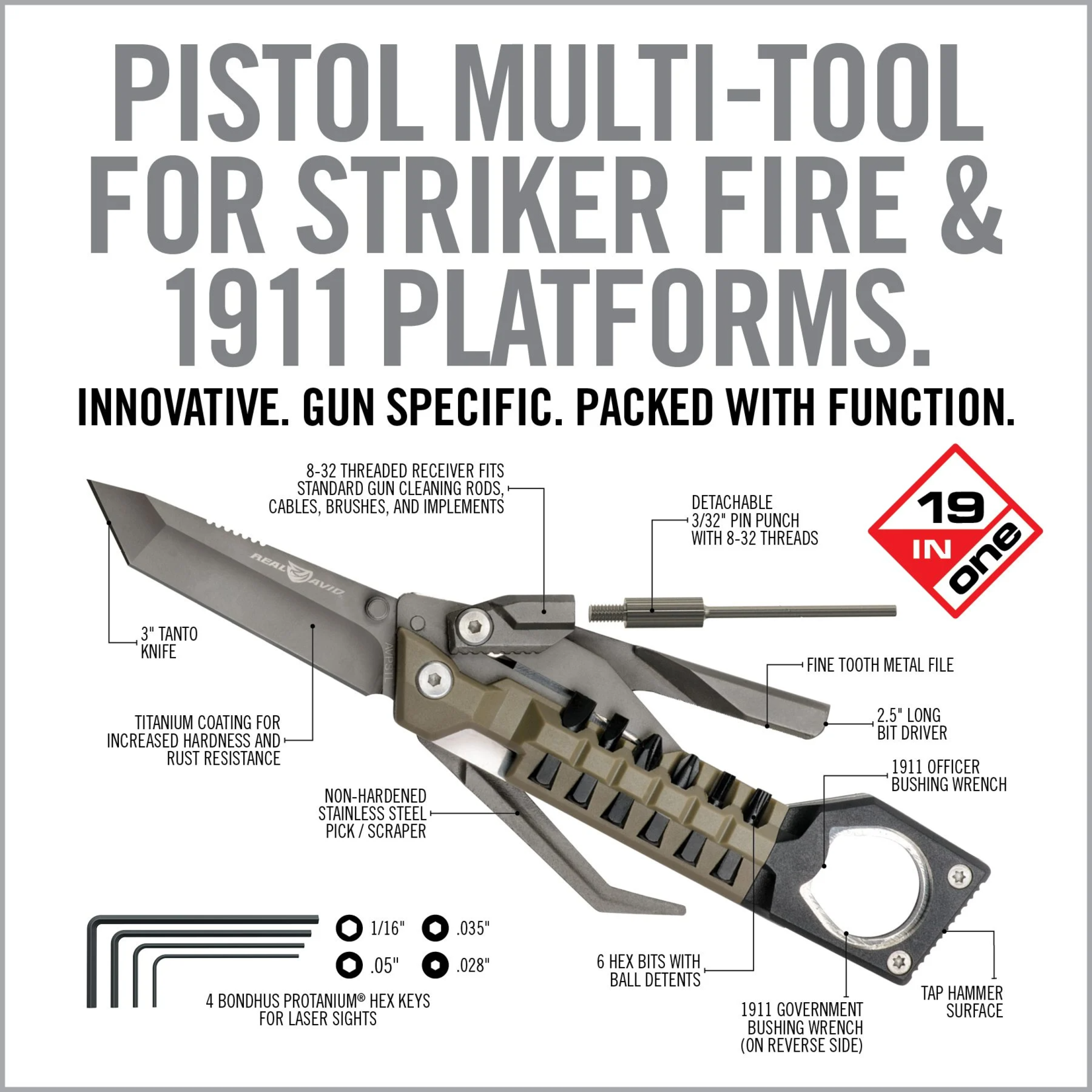 Real Avid Pistol Tool