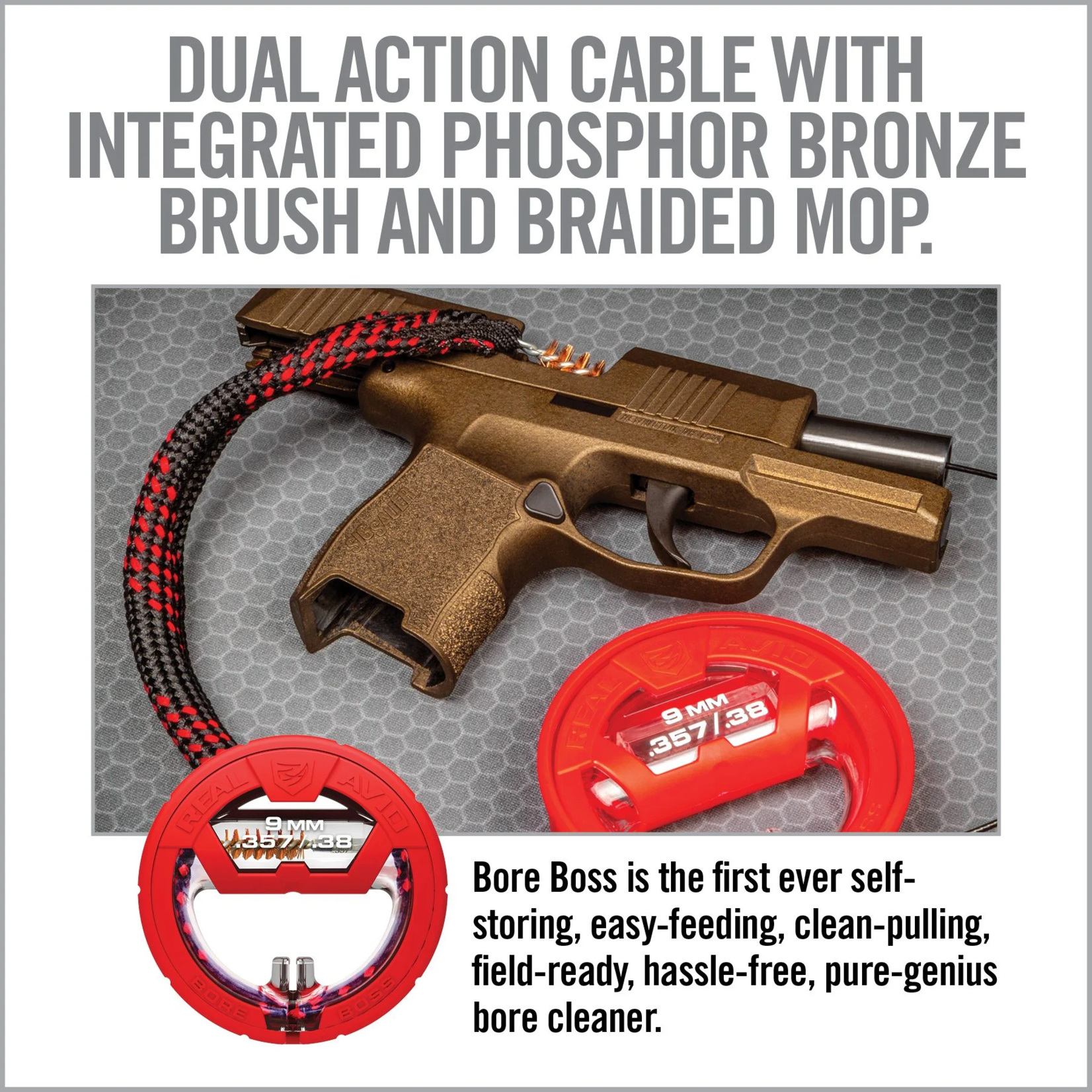 Real Avid Bore Boss - .357CAL/.38CAL/9MM