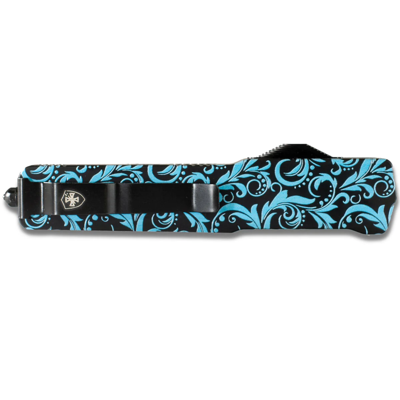 Templar Knife Premium Lightweight Small Maiden Teal Dagger Serrated Black