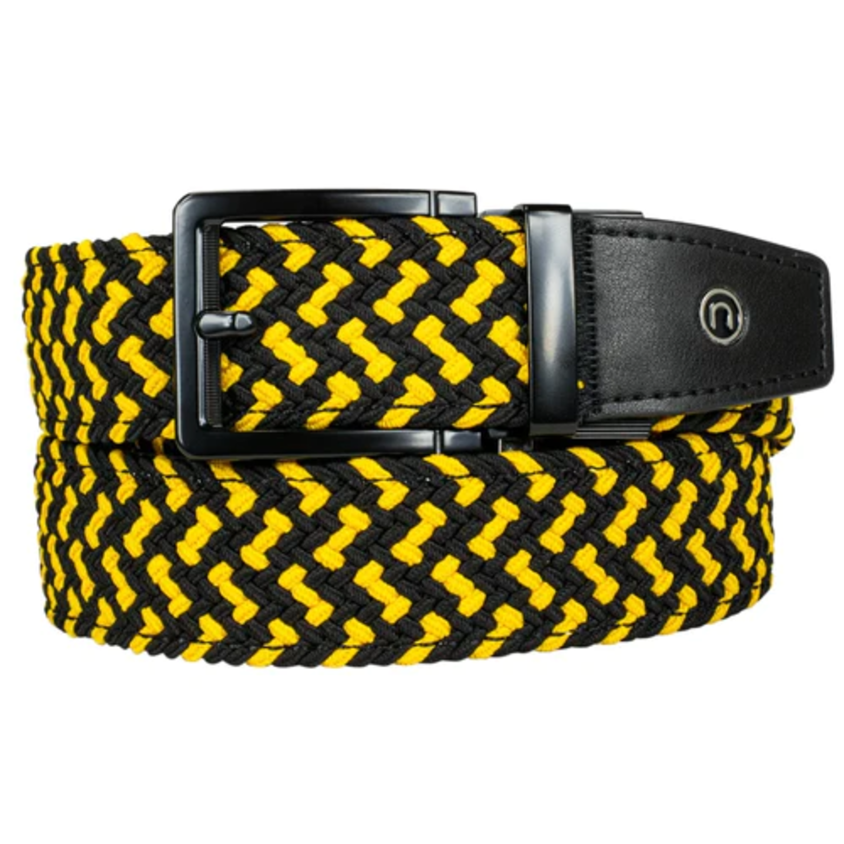 NexBelt Braided Black/Gold, 1 3/8" Strap, Golf Belt