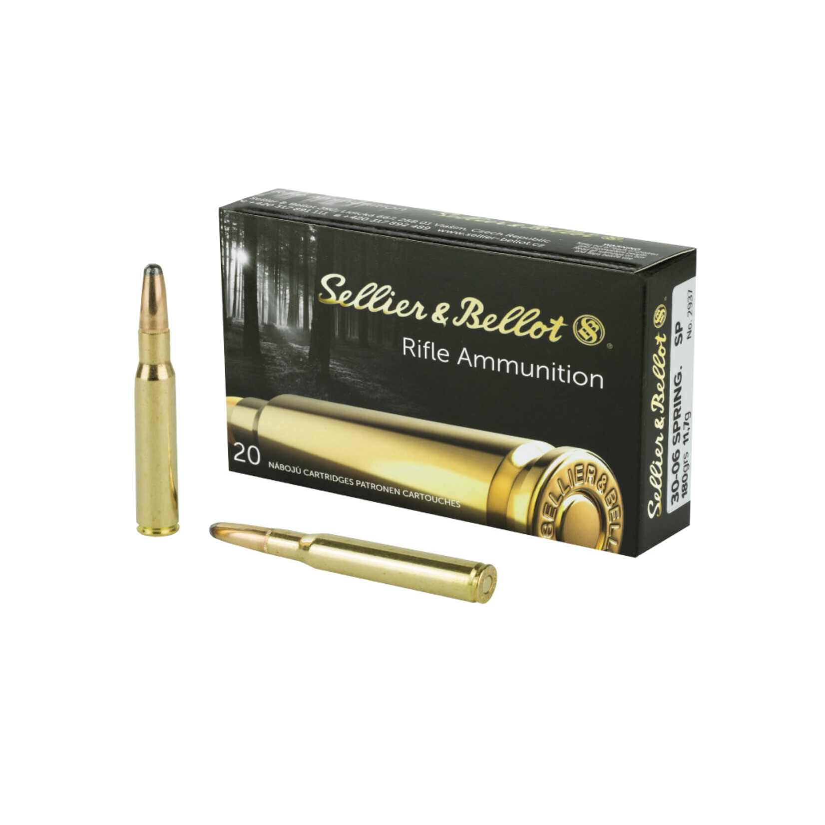 Sellier & Bellot 30-06 Springfield 180gr Softpoint 20rd Box