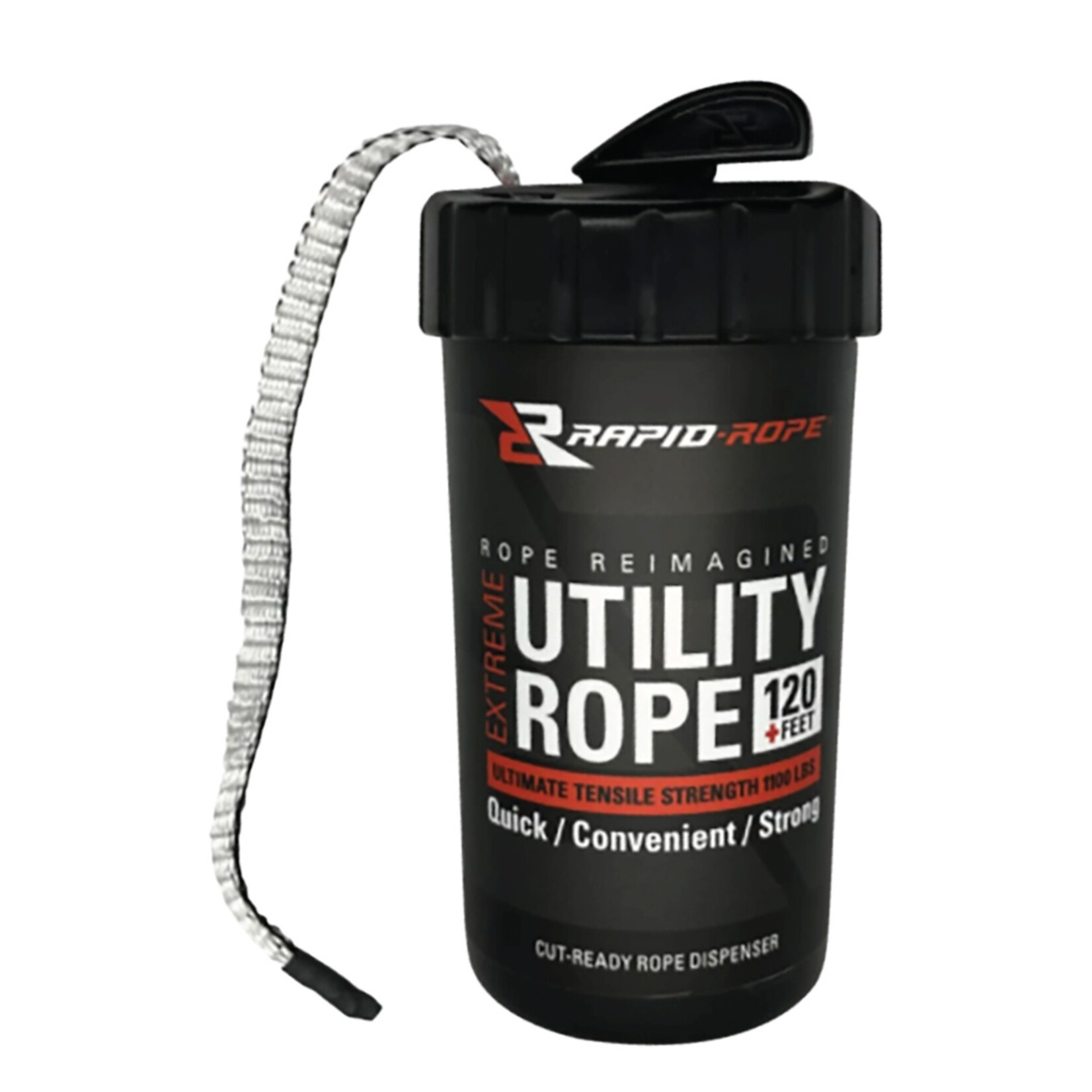 Rapid-Rope Rope Canister 120' White