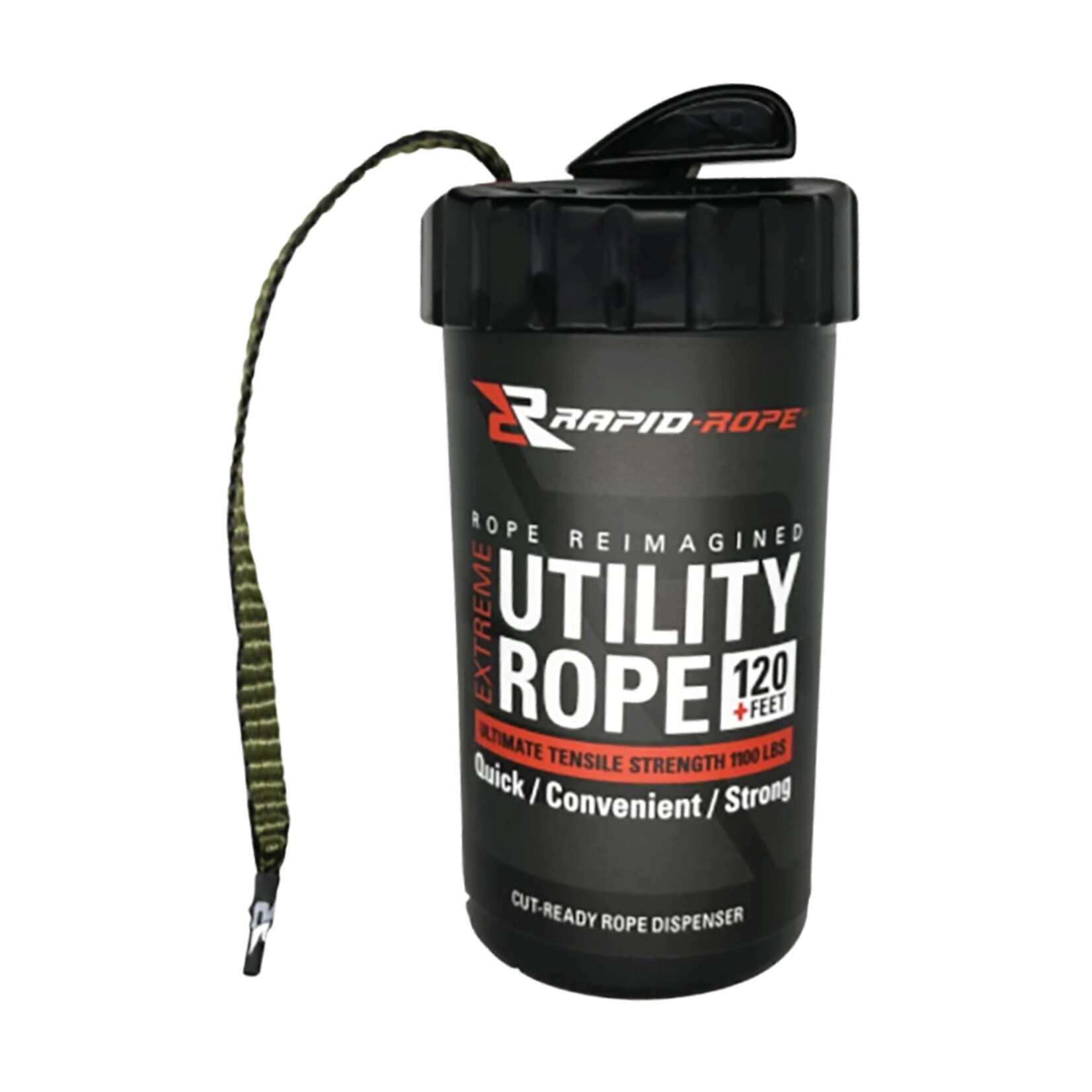 Rapid-Rope Rope Canister 120' OD Green