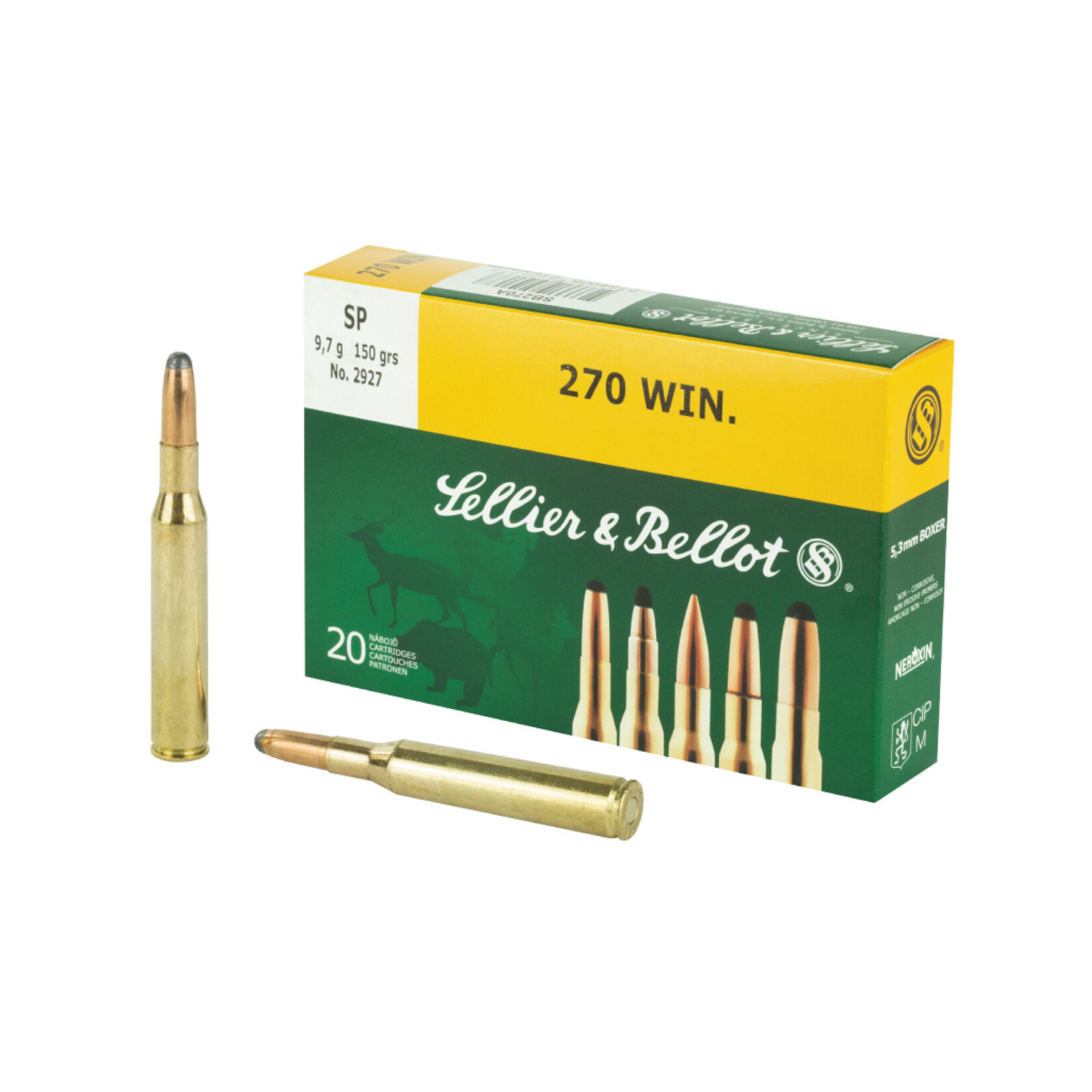 Sellier & Bellot 270 Win 150gr Soft Point 20rd Box