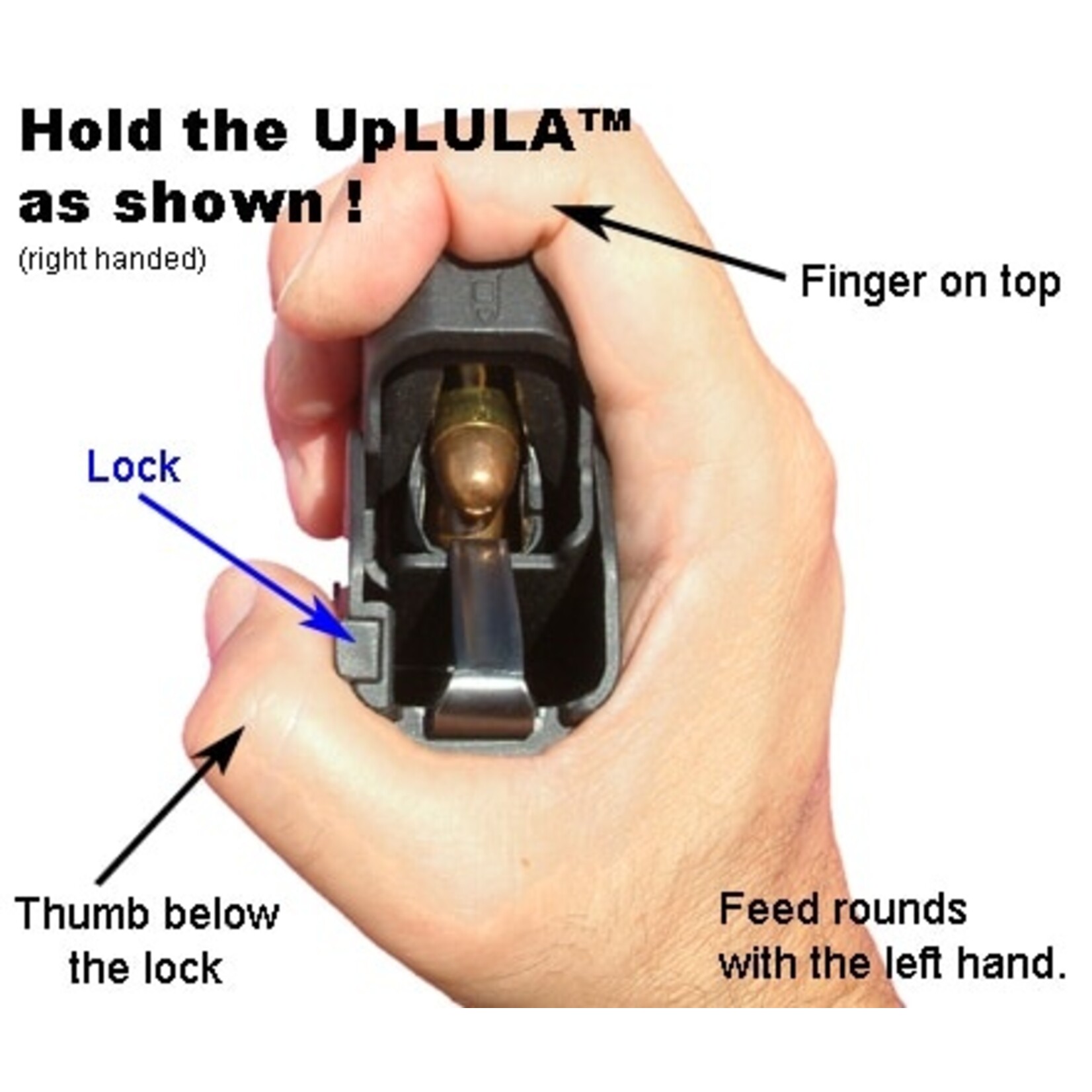 Maglula UpLULA Universal Mag Loader 9mm-45ACP Pink