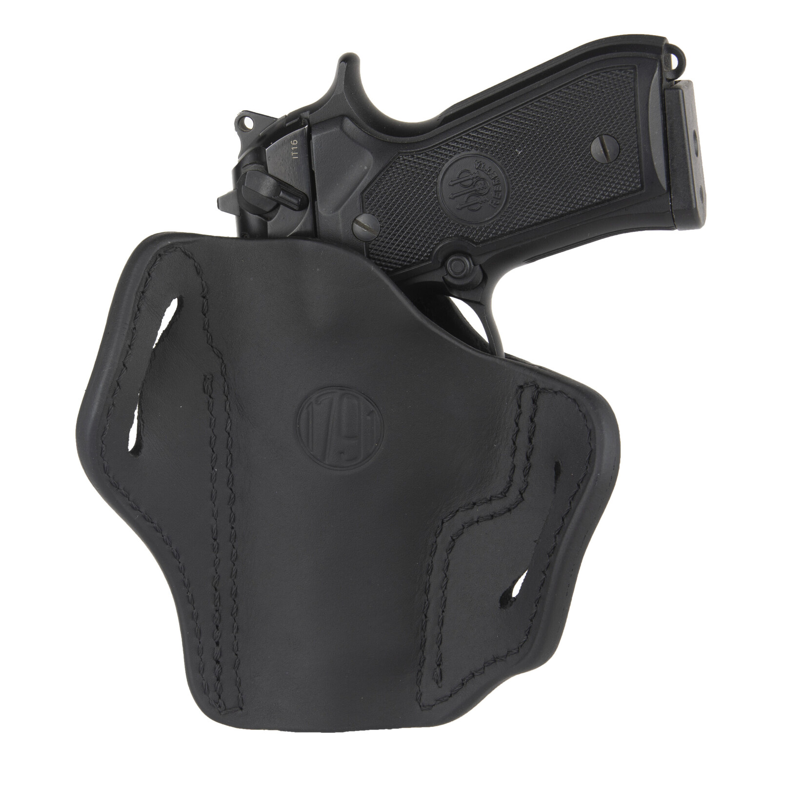 1791 Gunleather BH2.3 Optics Ready OWB  Large Frame RH Stealth Black