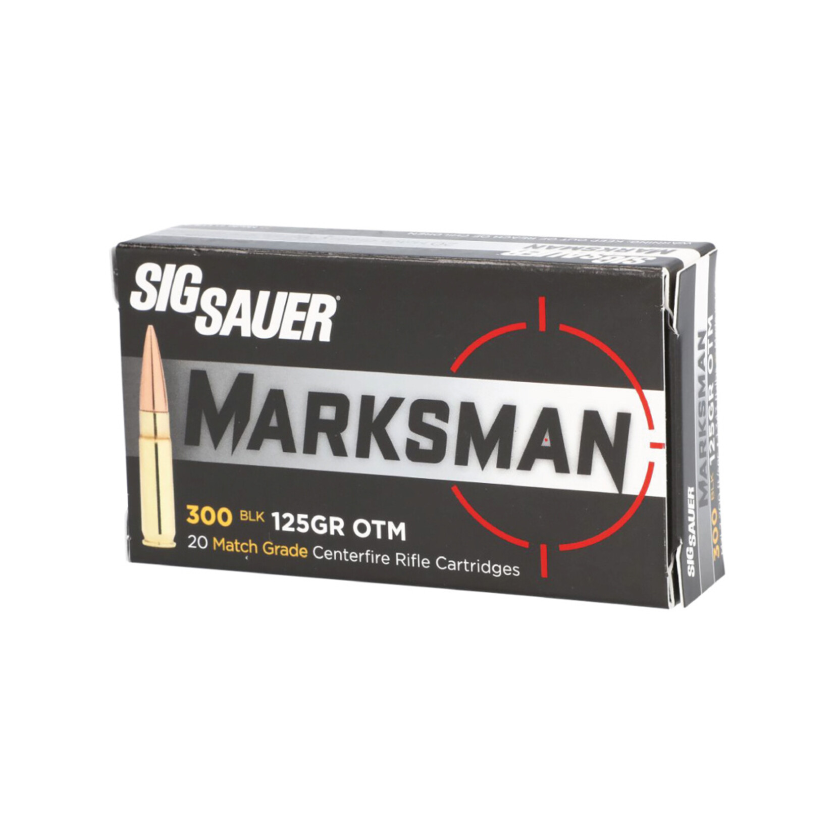 Sig Sauer 300 Blackout 125gr Elite Match Grade OTM 20rd Box