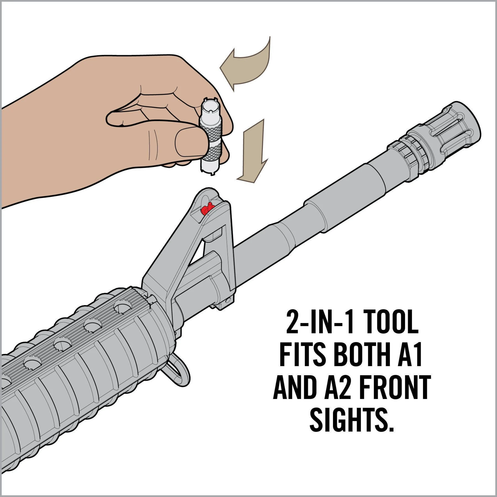 Real Avid AR15 Front Sight Adjuster