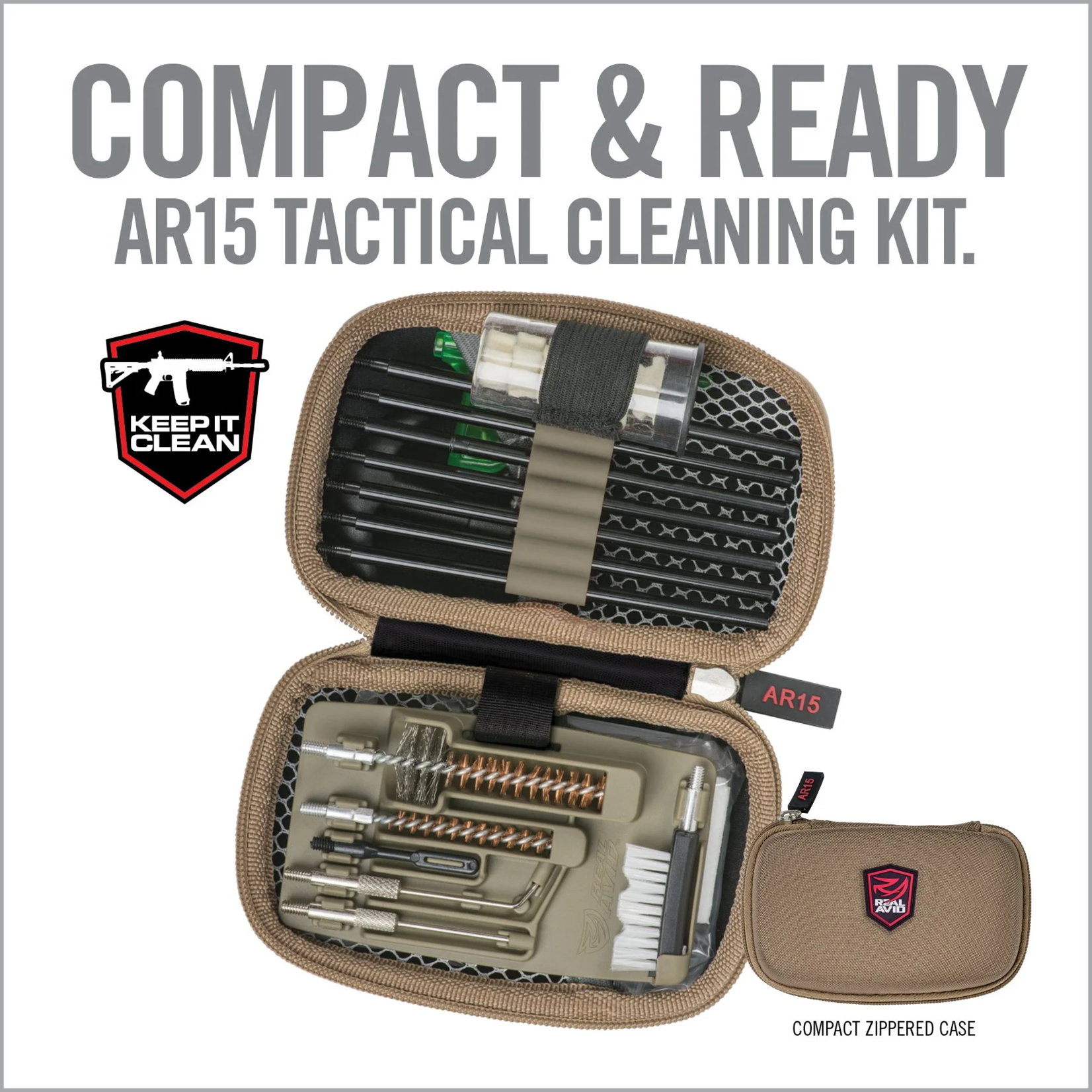 Real Avid Gun Boss - AR15 - Tactical Cleaning Kit