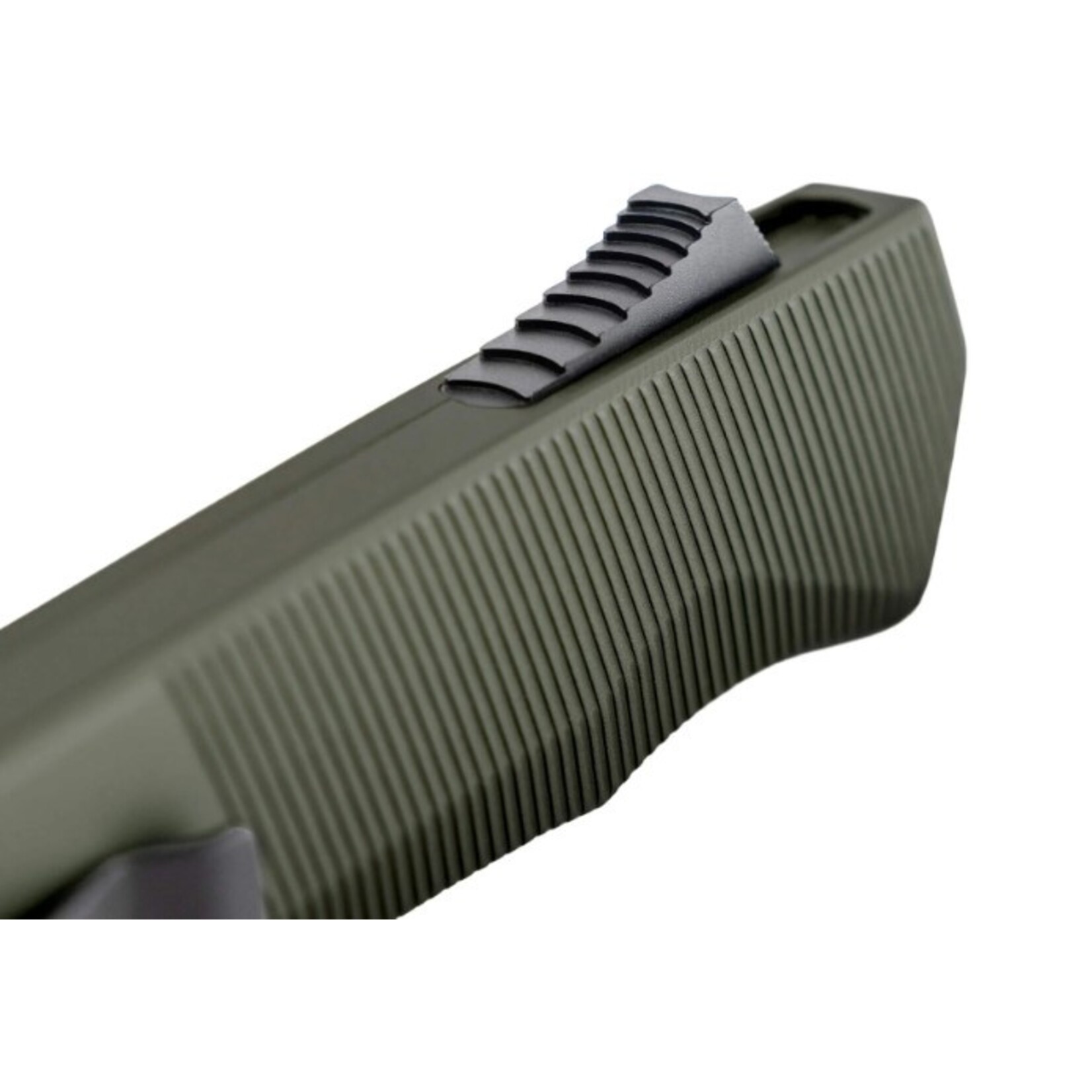 Tekto A5 SPRY Aluminum Green S35 Steel Drop Point - AUTO