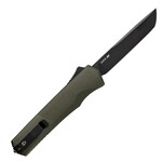 Tekto A5 SPRY Aluminum Green S35 Steel Tanto - AUTO