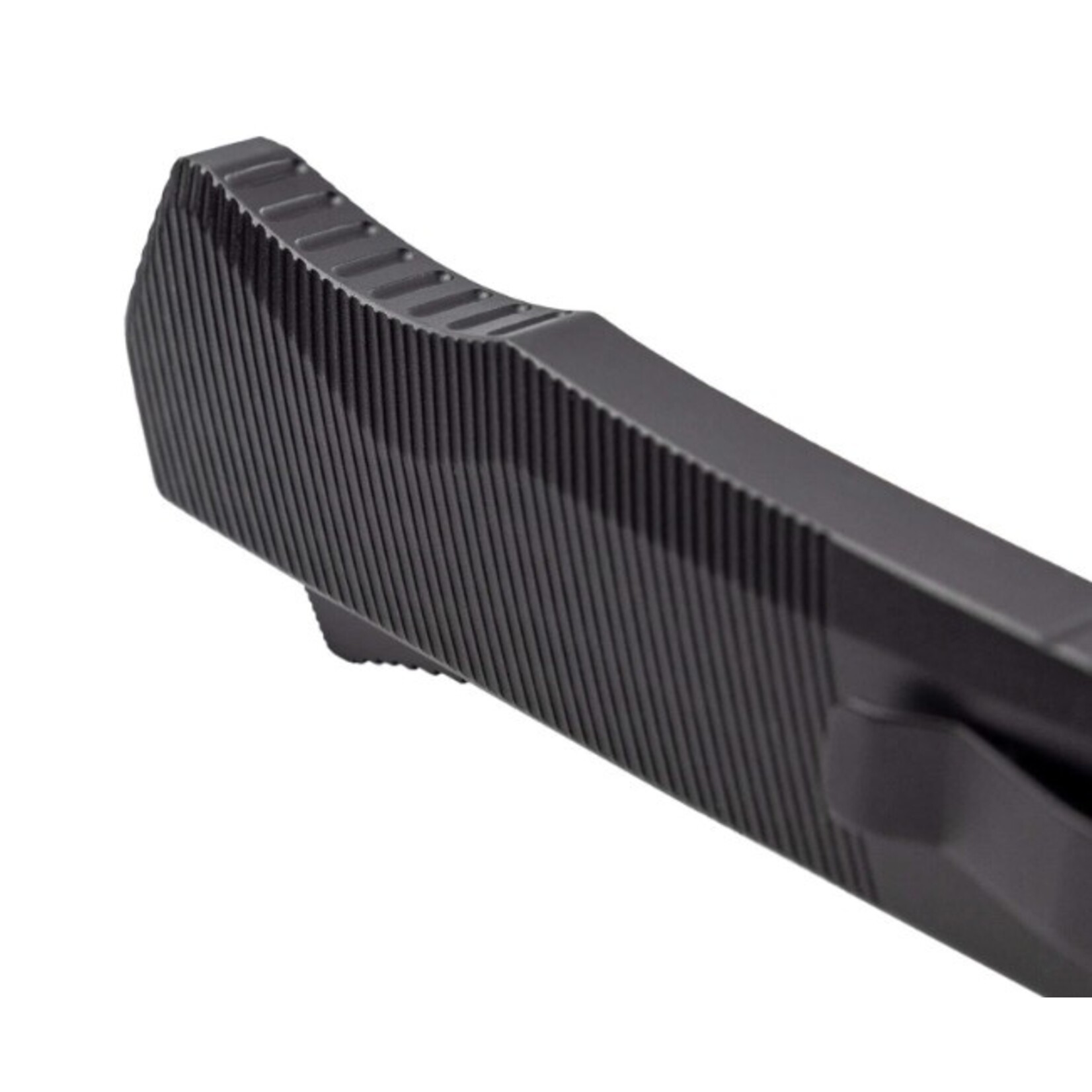 Tekto A5 SPRY Aluminum Black S35 Steel Tanto - AUTO