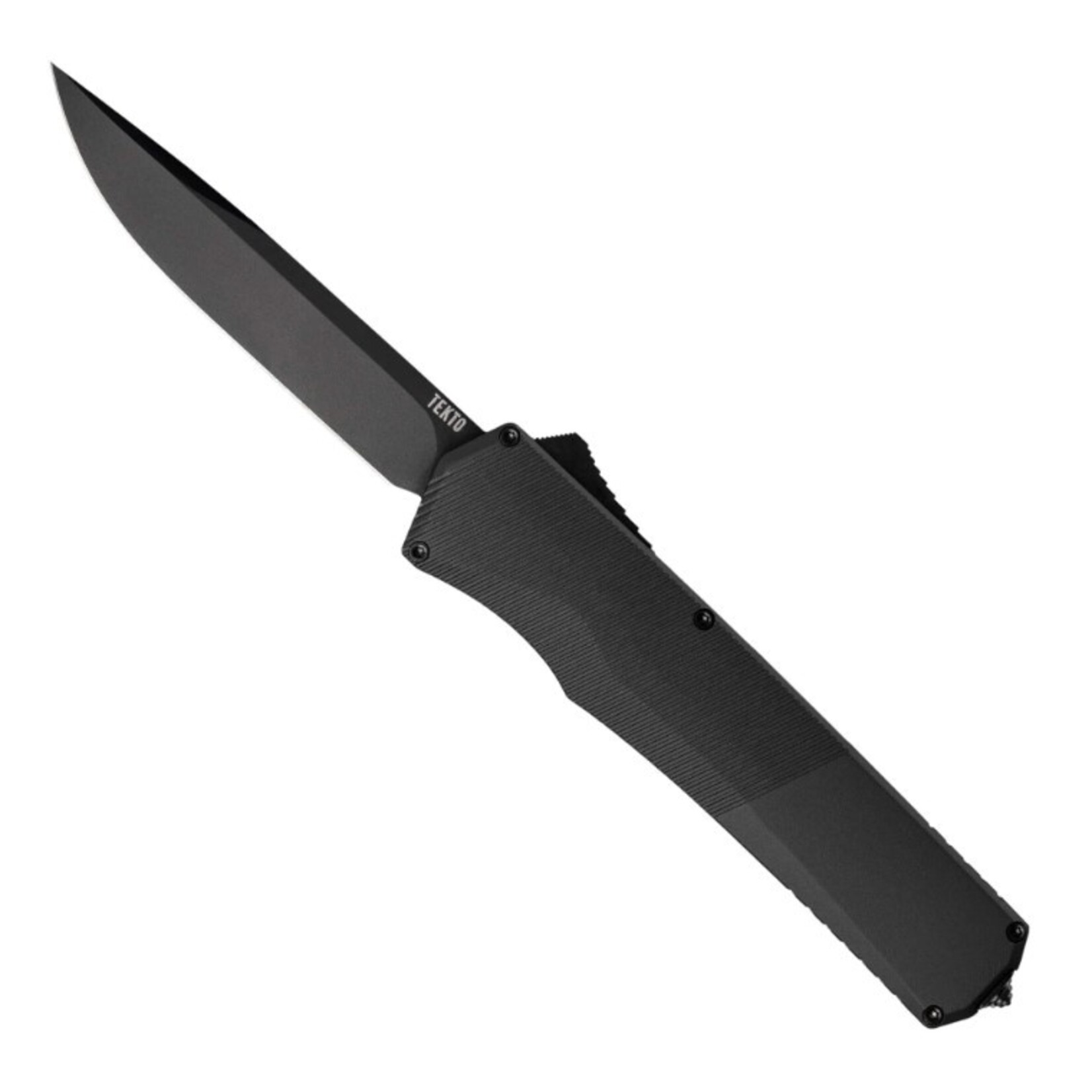 Tekto A5 SPRY Aluminum Black S35 Steel Drop Point - AUTO