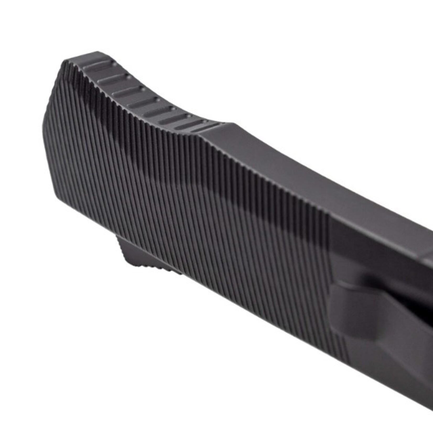 Tekto A5 SPRY Aluminum Black S35 Steel Drop Point - AUTO