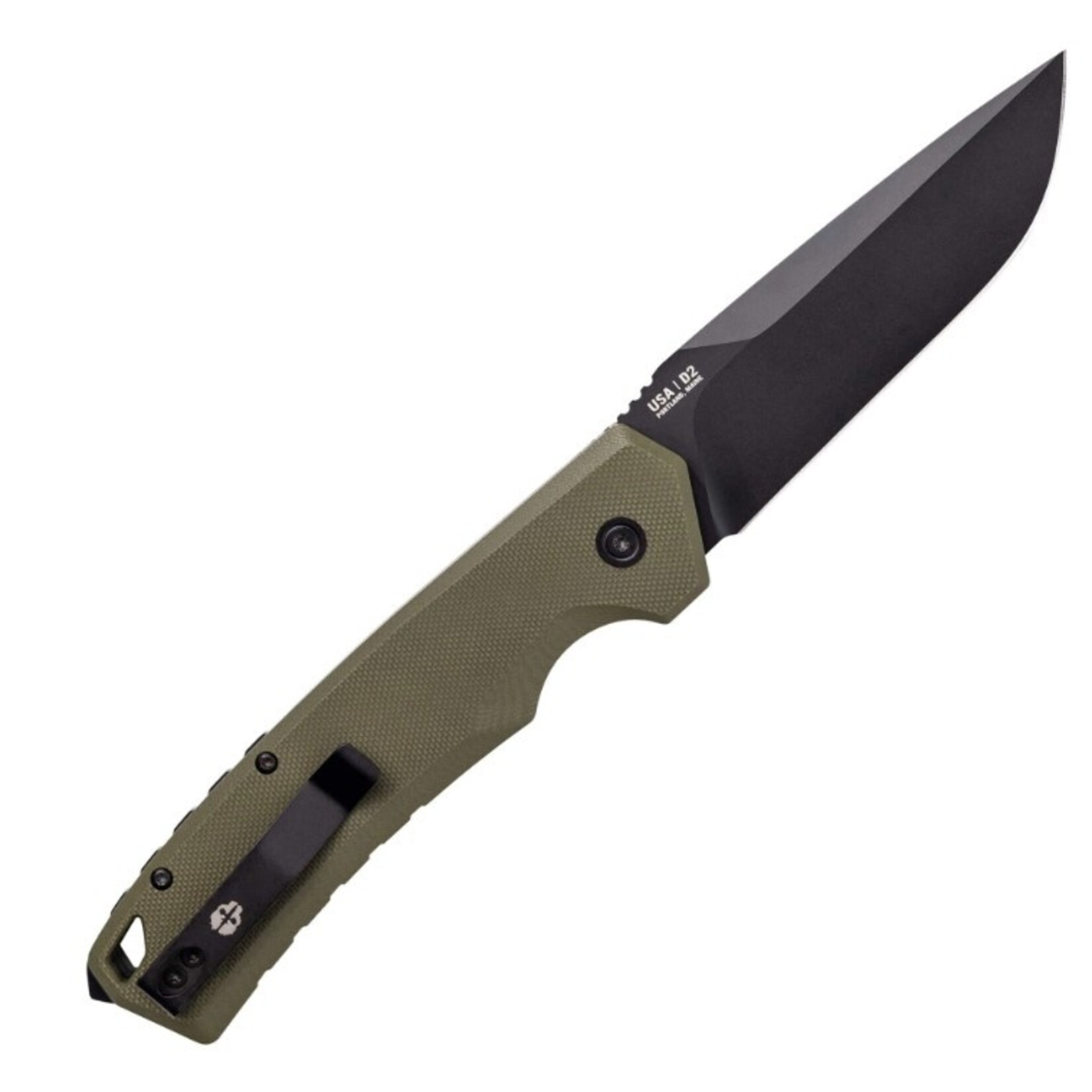 Tekto A3 Delta G10 Green/Black D2 Steel - AUTO