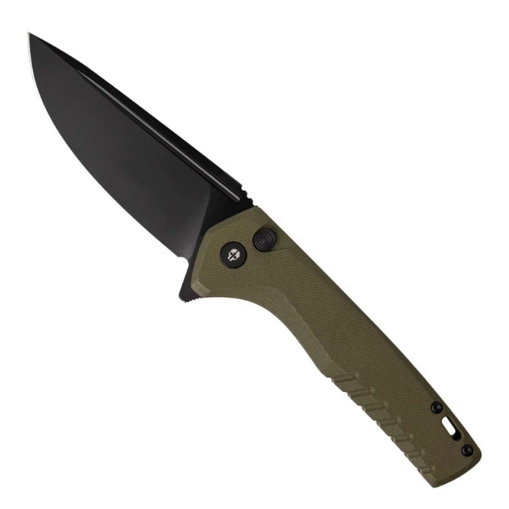 Tekto F3 Charlie G10 OD Green/Black D2 Steel
