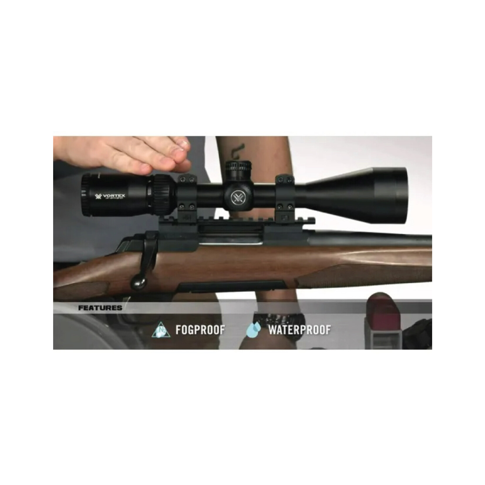 Vortex Optics Crossfire II 4-12x44 Dead-Hold® BDC (MOA) Reticle