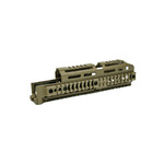 Midwest Industries AK Alpha Series Quad Rail Handguard 10" FDE