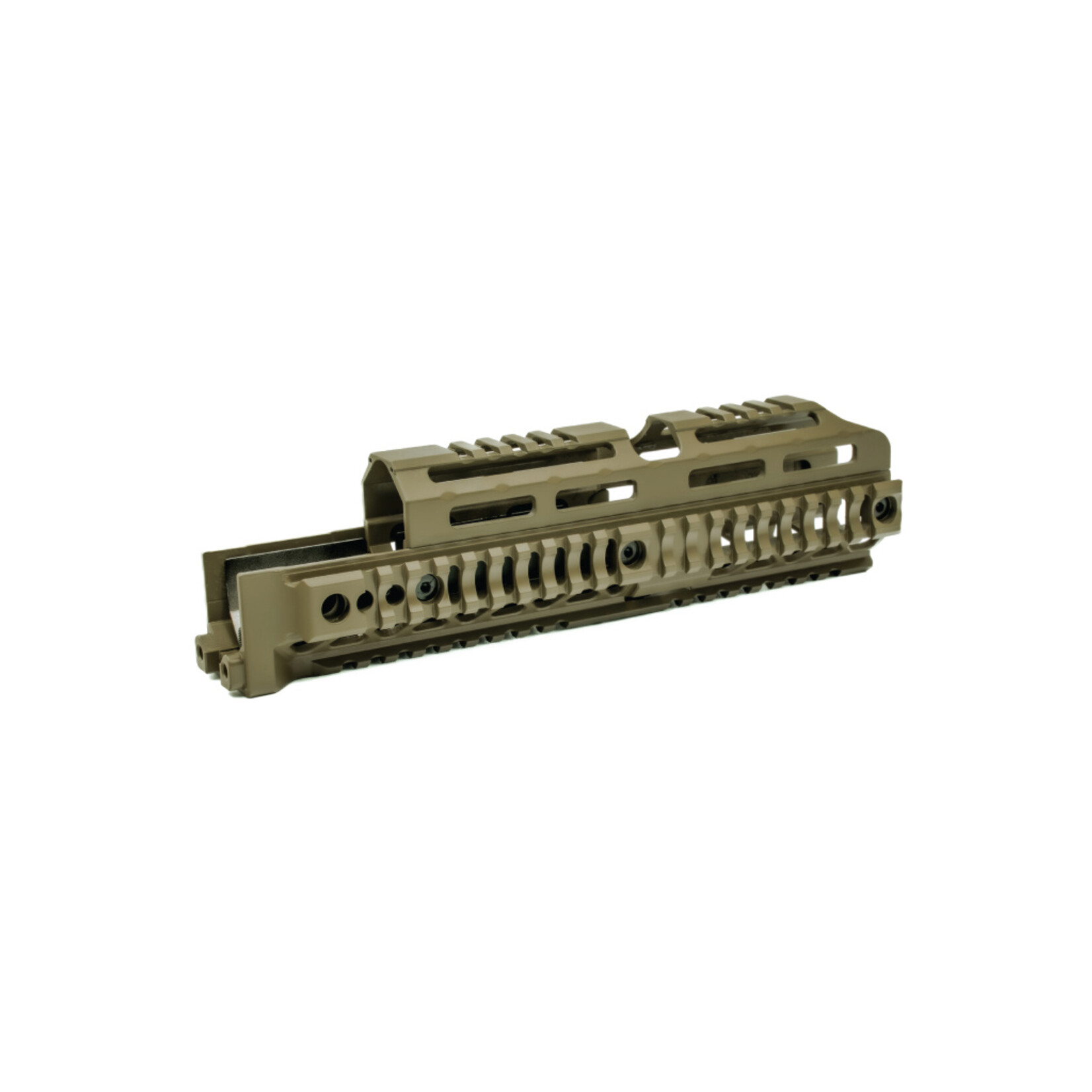 Midwest Industries AK Alpha Series Quad Rail Handguard 10" FDE