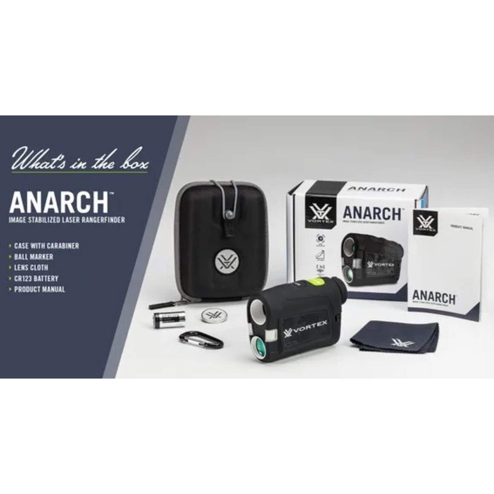 Anarch™ Image Stablized Golf Laser Rangefinder