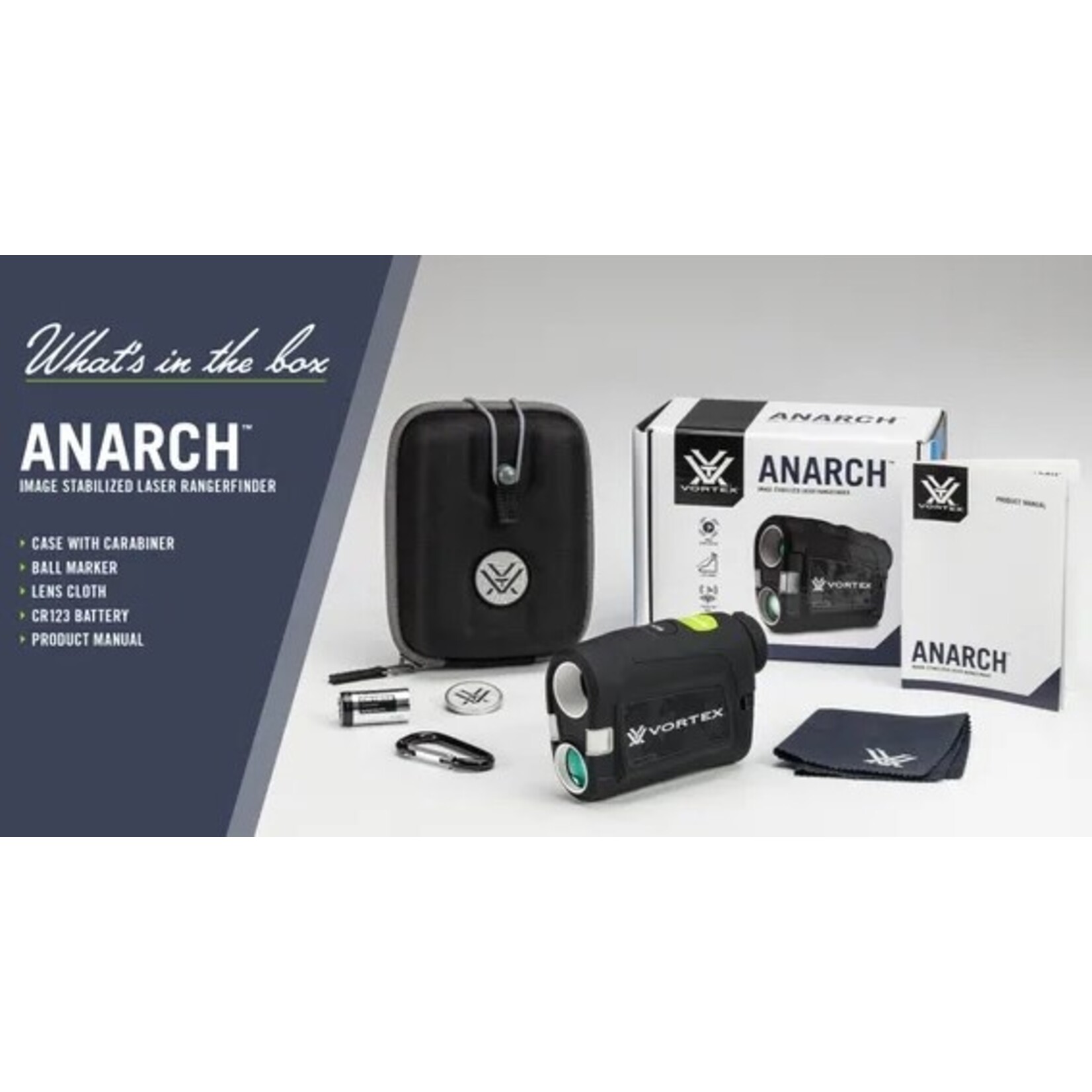 Vortex Optics Anarch™ Image Stablized Golf Laser Rangefinder