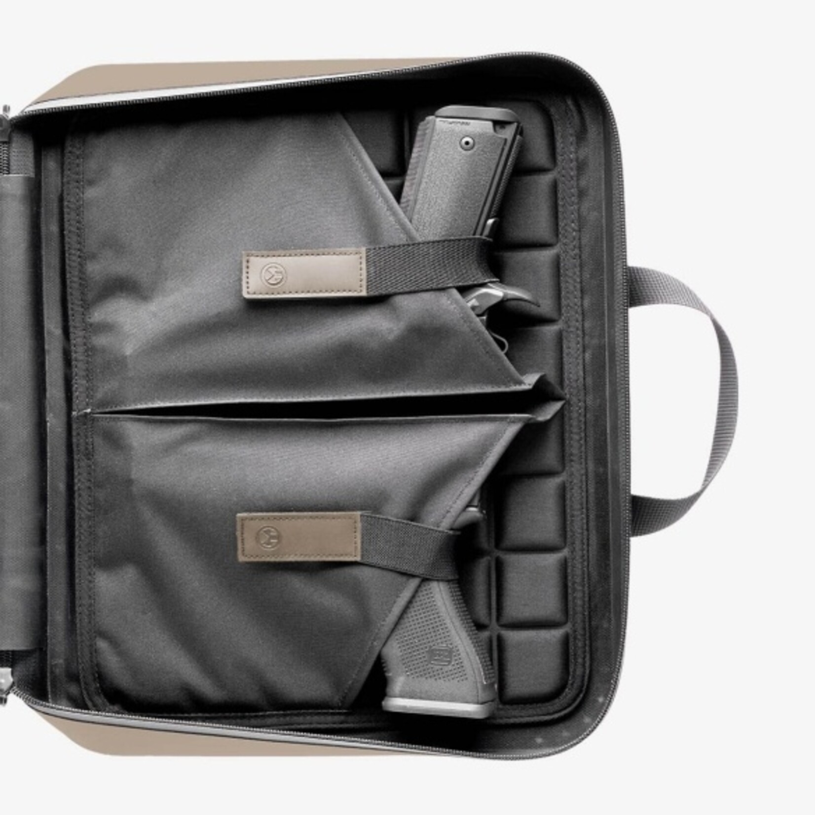Magpul DAKA Double Pistol Case, 14.5"x11.8", FDE