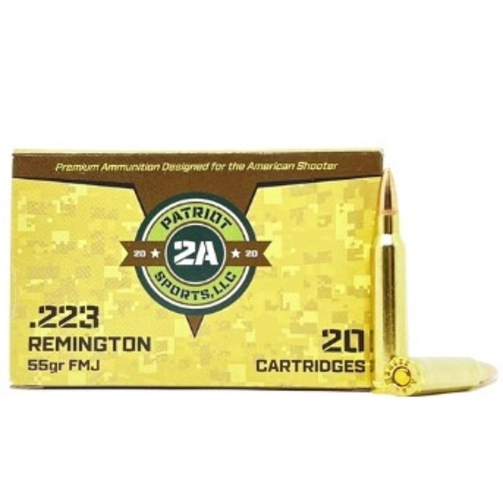 Scorpio Ammo Premium .223Rem 55 Grain FMJBT 20 Round Box