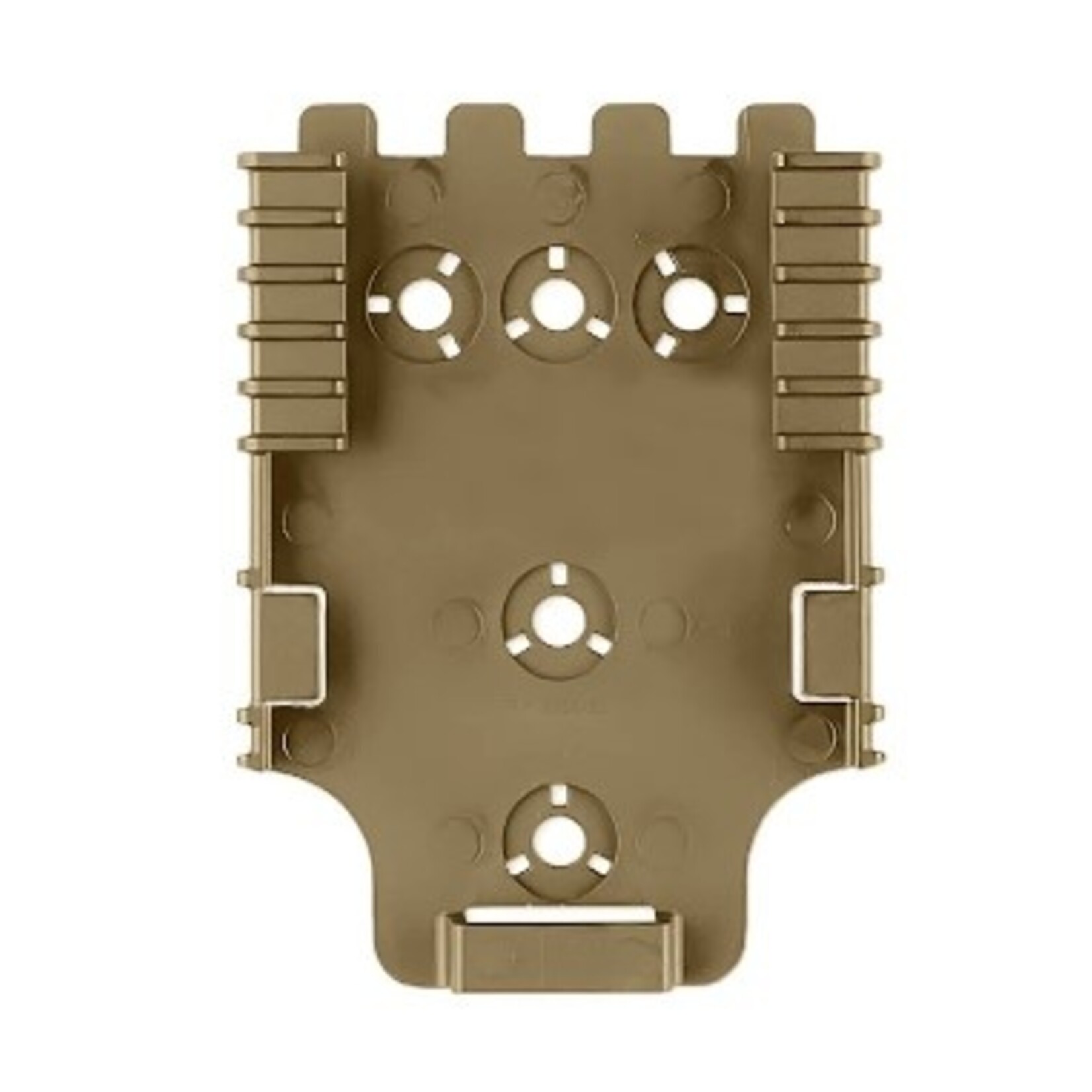 Safariland QLS 22 Receiver Plate and Hardware - Coyote Brown
