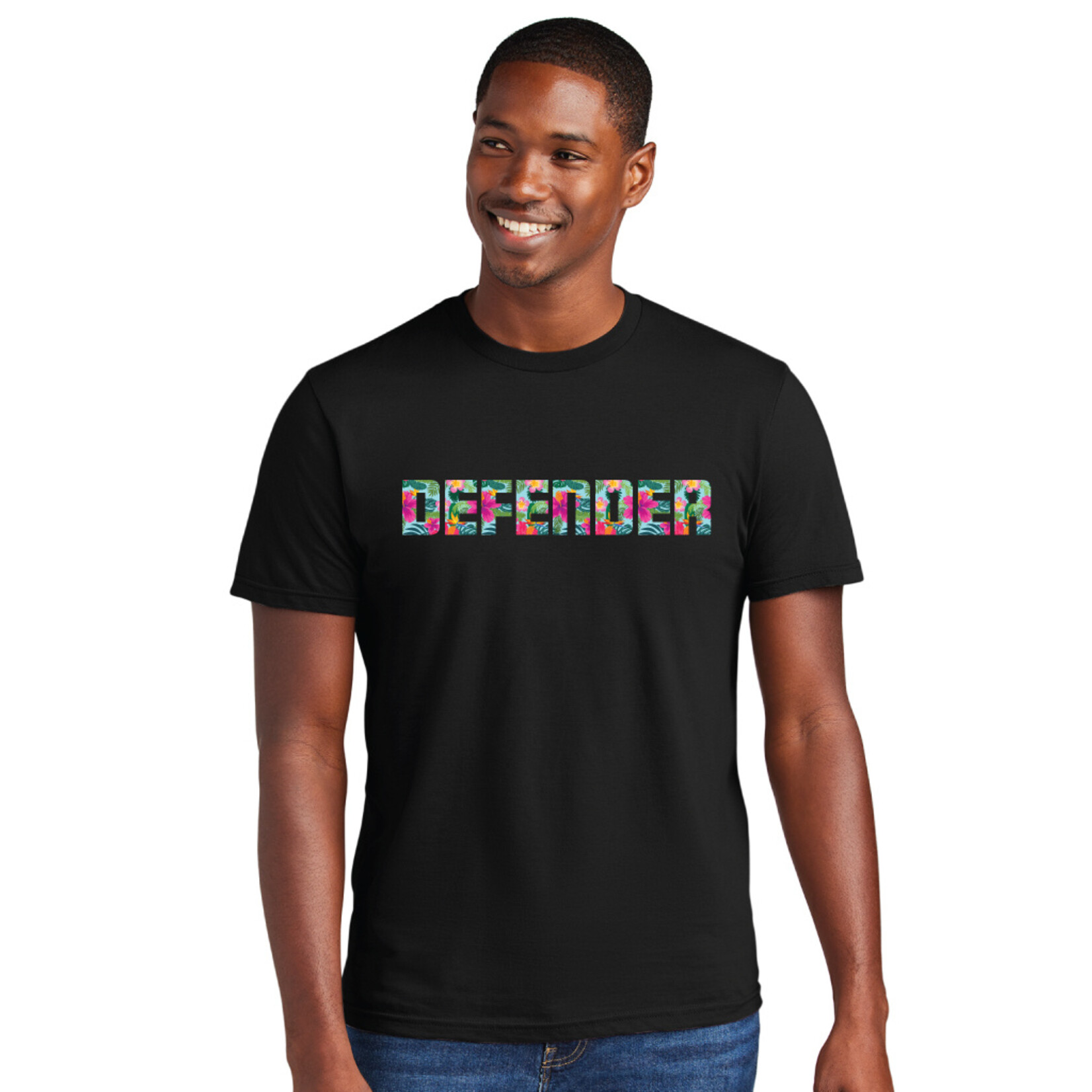 Defender Outdoors Tropical Floral Defender  T-Shirt