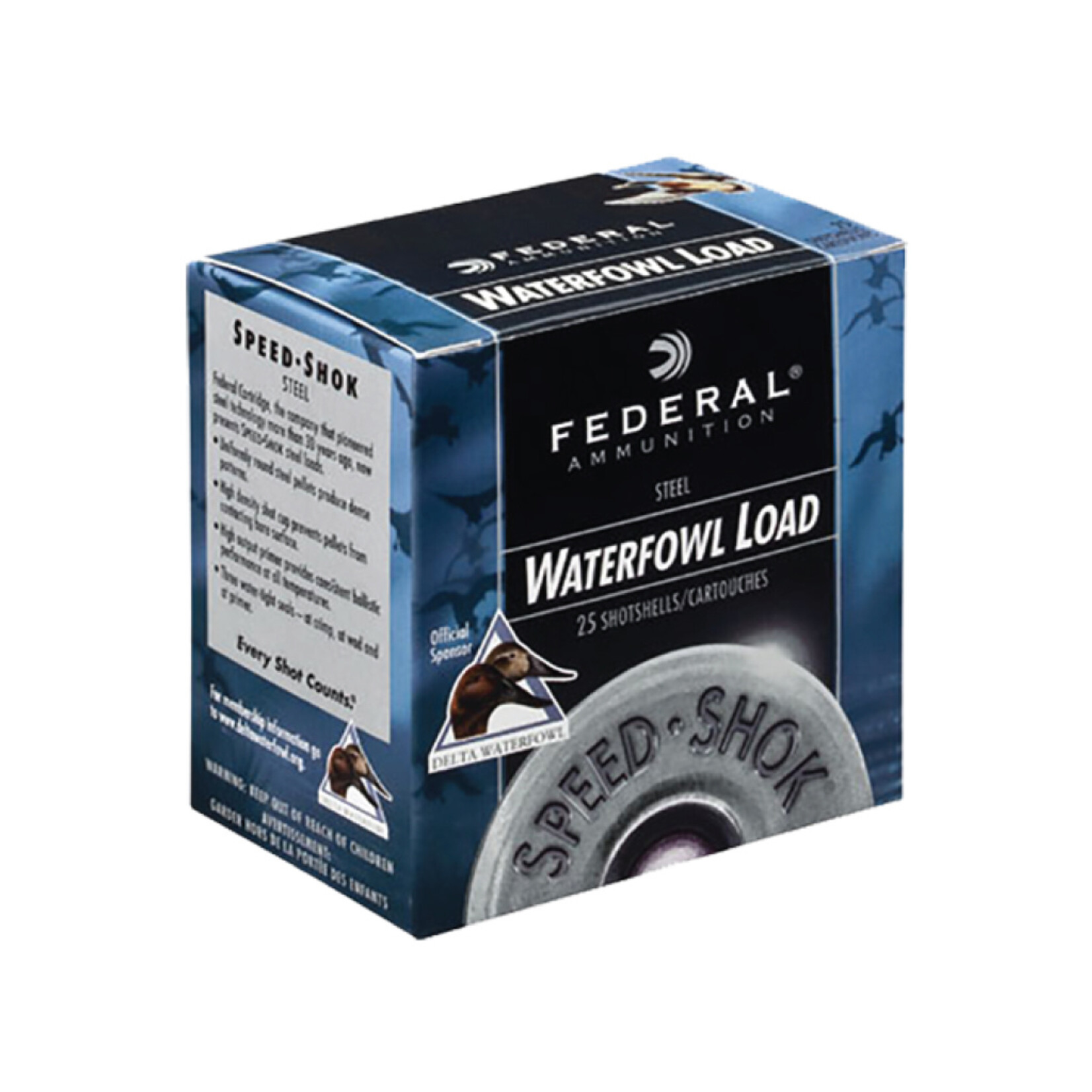 Federal 20ga 2.75" 3/4oz 4 Shot Steel 25rd Box
