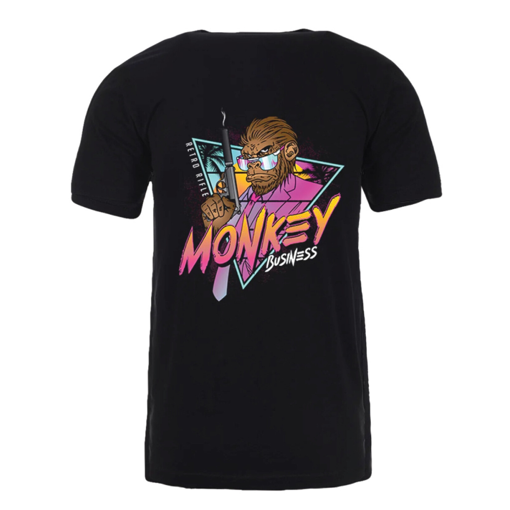 Retro Rifle Monkey Tee