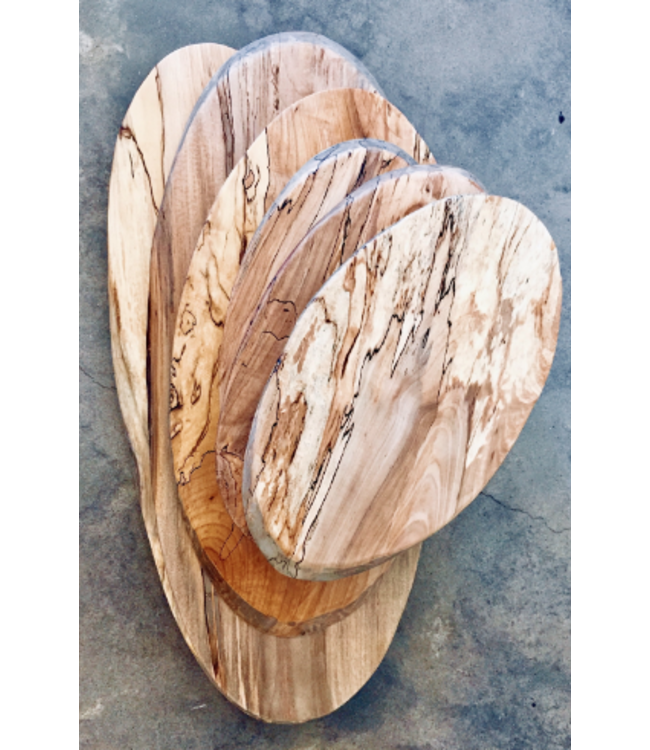 Spalted Peterman Oval Serving Boards-available in 3 sizes