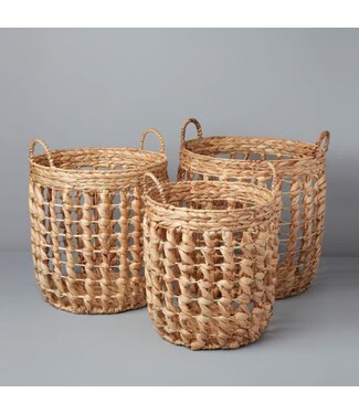 Woven Water Hyacinth Basket