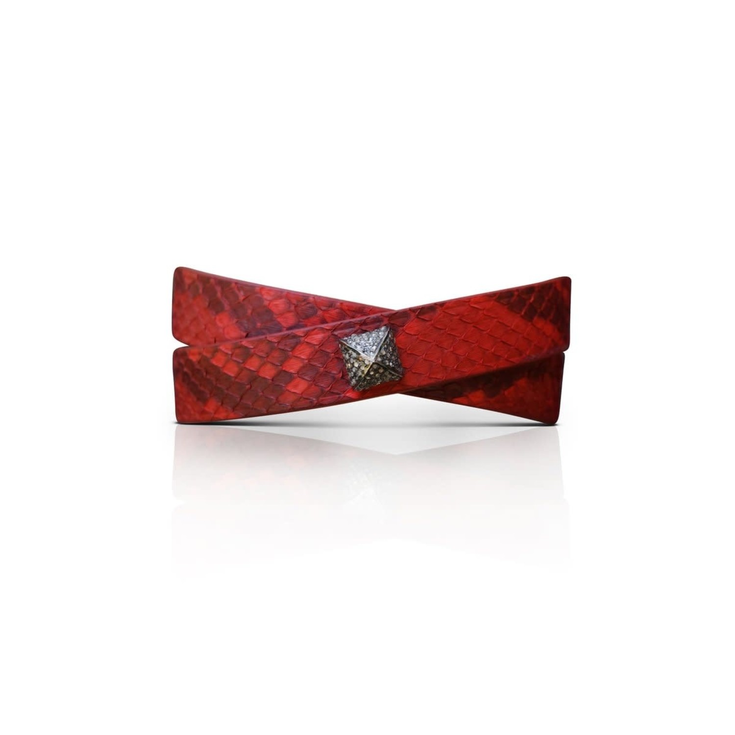 S. Carter Red Double Wrap Bracelet - Back 40 Mercantile