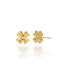 Diamond Clover Stud Earring