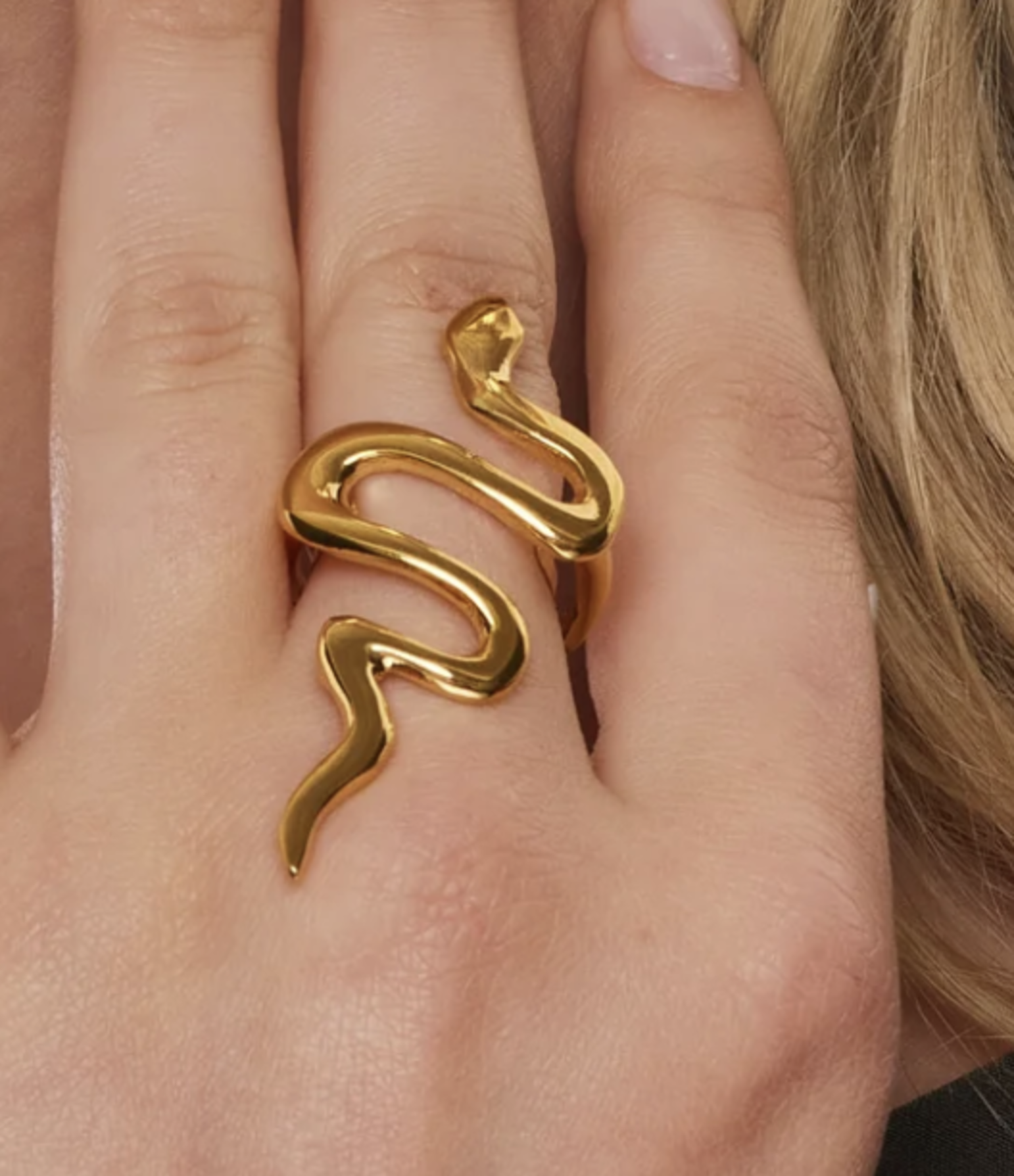 Vintage THAI Brass Snake Ring Serpent Southeast Asian Gold Metal Power 9.25  | eBay
