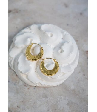 Alix D Reynis Moon Hoop Earrings
