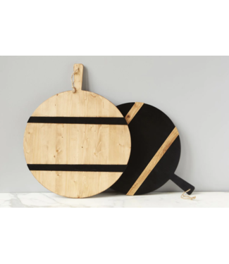 Black Round Mod Charcuterie Board