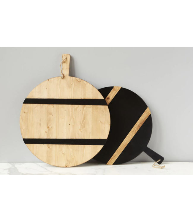 Black Round Mod Charcuterie Board