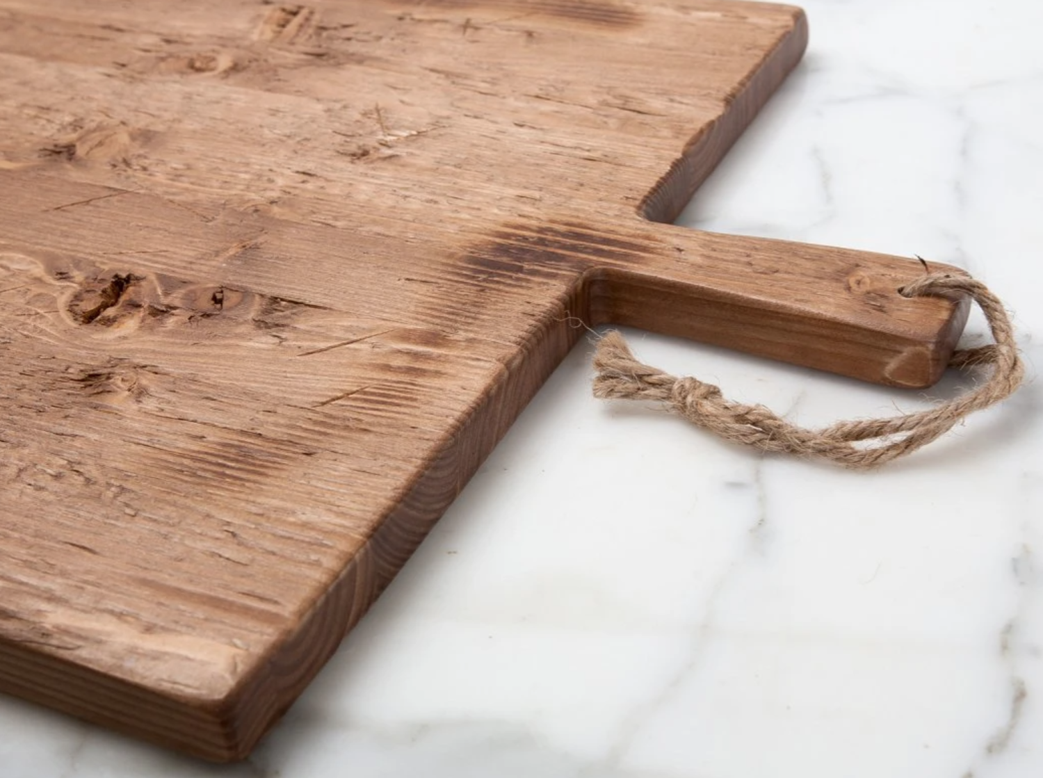 Rustic Cutting Board - Double Handle European Board