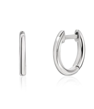 White Gold Extra Petit Huggie Earrings