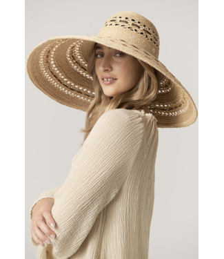 Agni Raffia Wide Brim Hat