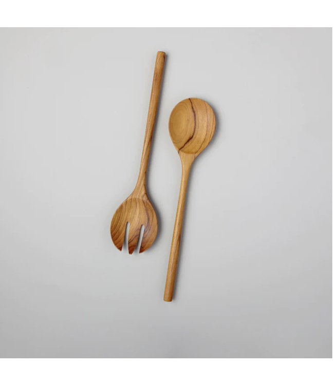 Teak Serving Set