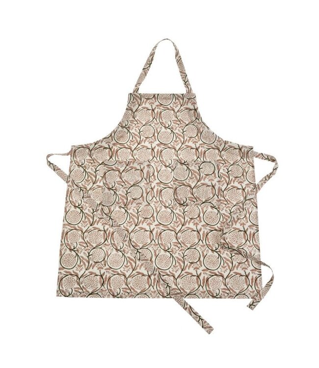 Cotton Block Print Apron-available in 2 prints