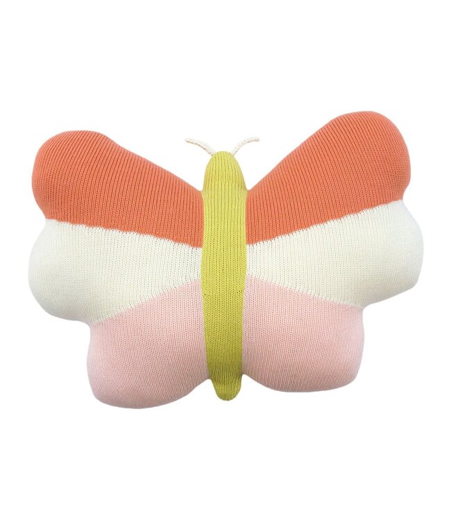 Cotton Butterfly Pillow