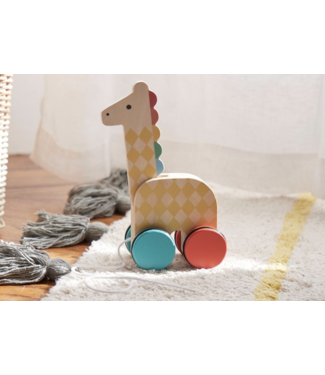 Wooden Giraffe Pull Toy