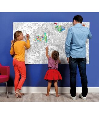 NYC Map Coloring XXL Roll