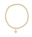 Signature 3mm GF Cross Charm Bracelet
