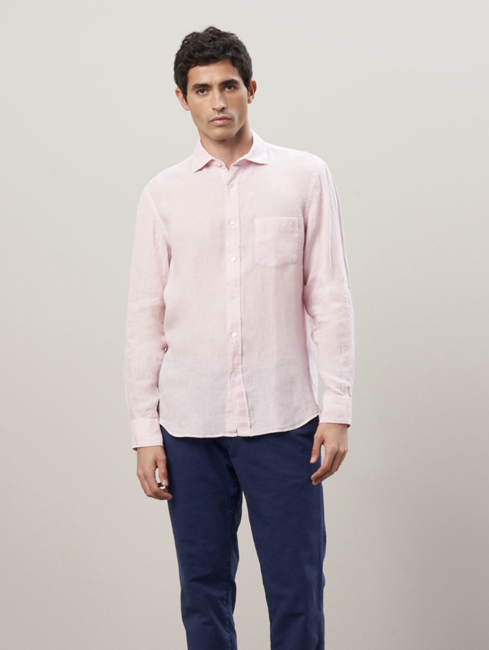 White linen shirt - Paul, Men's Shirt