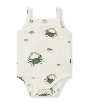 Coastal Crab Stretch Sleeveless One Piece